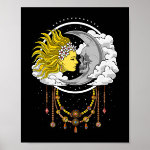 Poster Lune céleste