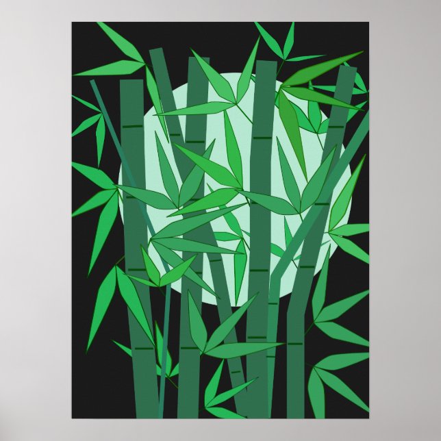Poster Lune de bambou (Devant)