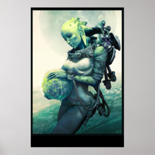 Poster Lune de bébé