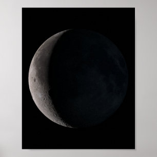 Poster Lune de croissant