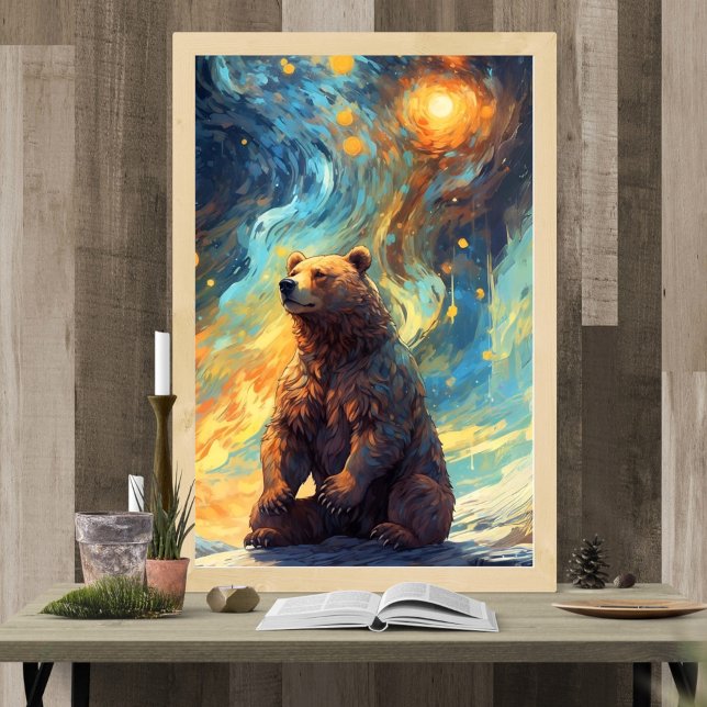Poster Lune d'ours (Créateur téléchargé)