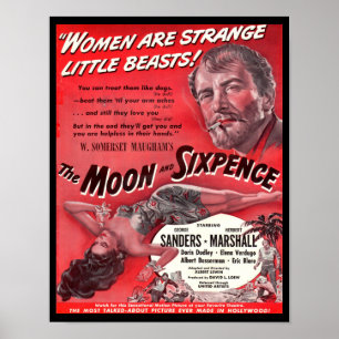 Poster Lune et six pence