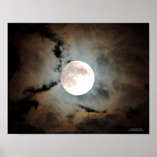 Poster Lune hantée