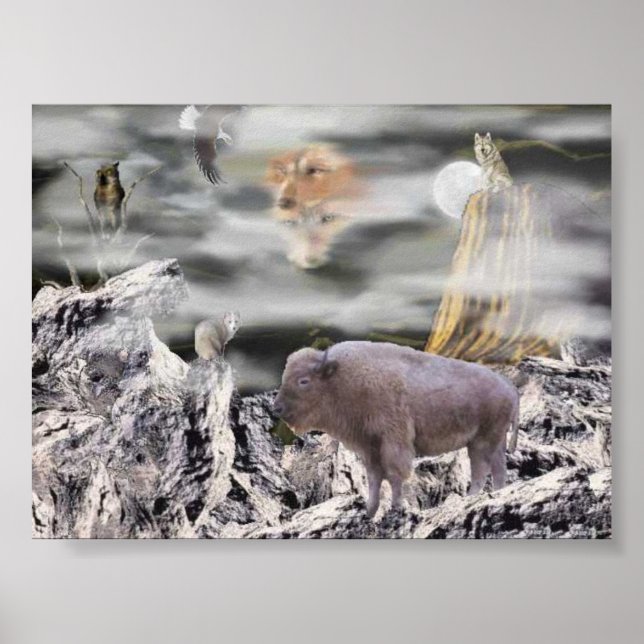 Poster Lune indienne (Devant)