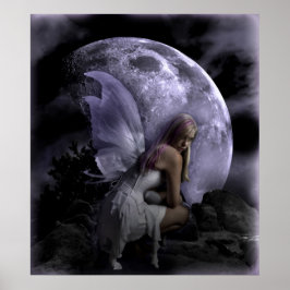 Poster Lune Légère Fée