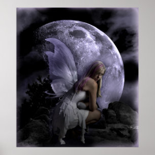 Poster Lune Légère Fée
