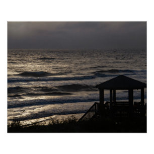 Poster Lune Lit Waves OBX