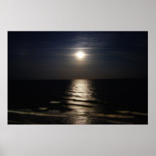 Poster Lune océanique