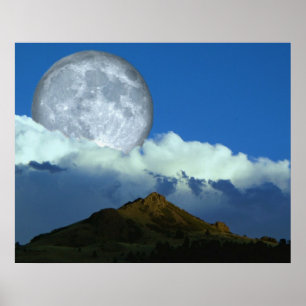 Poster Lune sur le Colorado