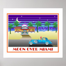 Lune sur Miami