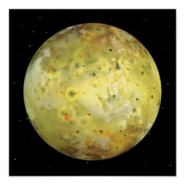 Poster Lune volcanique de Jupiter (Devant)