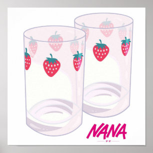 Poster Lunettes de fraise Nana