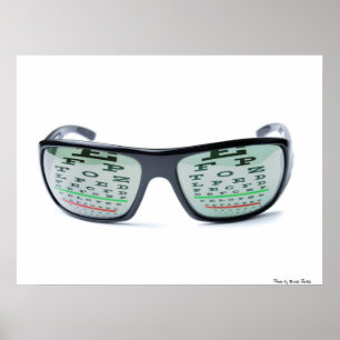 Poster Lunettes de soleil dioptriques