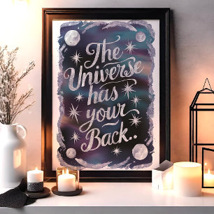 Poster L'Univers A Ton Arrière-Mur Cosmique