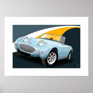 Poster Lutin d'Austin Healey