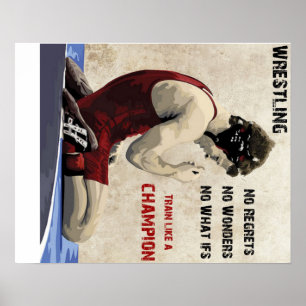 Poster lutte - aucun regret