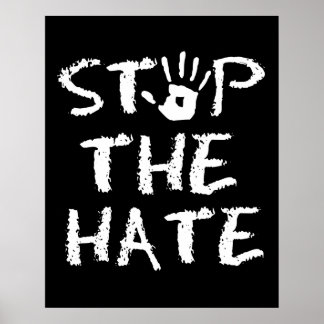 Poster Lutte contre la discrimination Racisme et haine Me