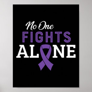 Poster Lutte contre le cancer du pancréas Ruban 11