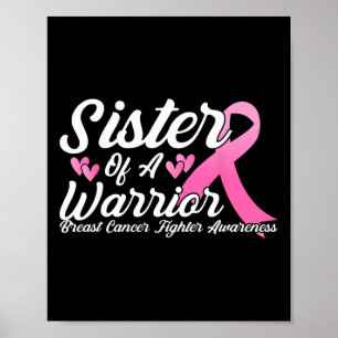 Poster Lutte Contre Le Cancer Soeur D'Un Guerrier