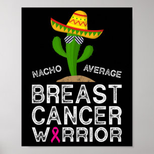 Poster Lutte contre le cancer Soutien Funny Cancer Fighte