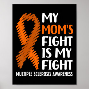 Poster Lutte de maman contre la sclérose en plaques Sensi