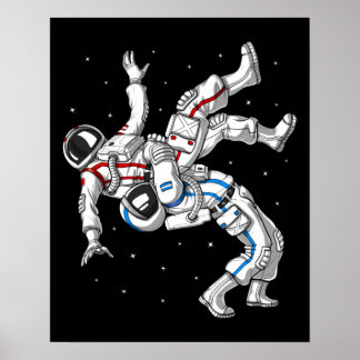 Poster Lutte des astronautes