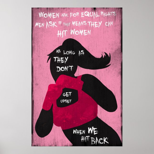 Poster Lutter contre l'affiche féministe (Devant)