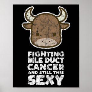 Poster Lutter contre le cancer de la bille Duct Toujours