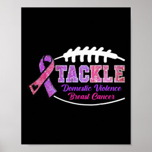 Poster Lutter Contre Le Cancer Du Sein Et La Violence Fam