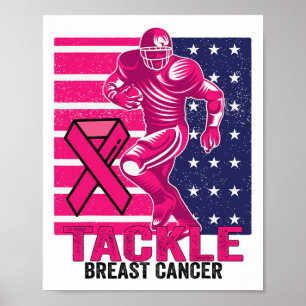 Poster Lutter contre le cancer du sein Sensibilisation Fo