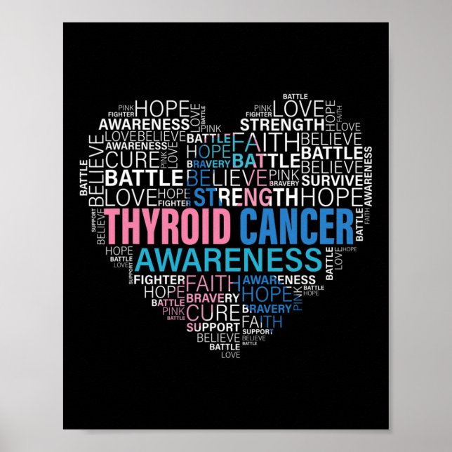 Poster Lutter contre le cancer Soutenir l'espoir Un guerr (Devant)