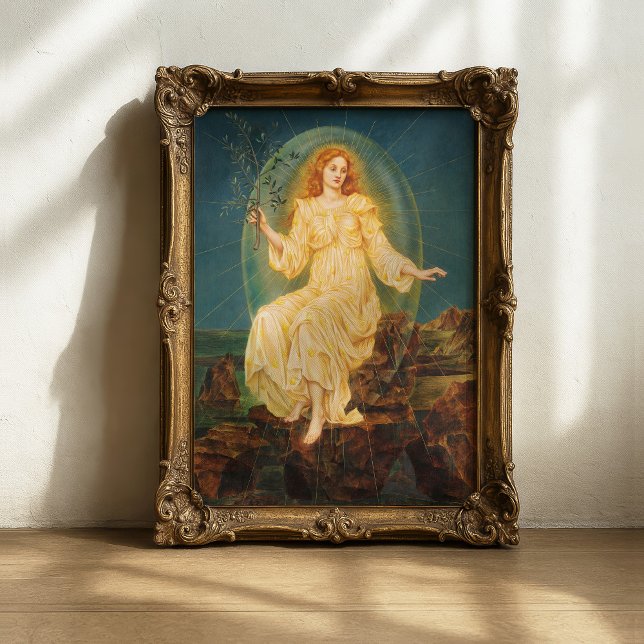 Poster Lux à Tenebris | Evelyn De Morgan (Créateur téléchargé)