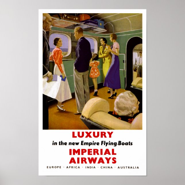 Poster Luxe dans le nouvel empire Bateaux Volants (Devant)