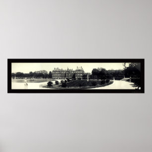 Poster Luxembourg à Paris Photo 1909