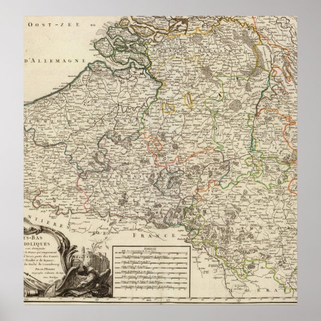 Poster Luxembourg, Belgique (Devant)