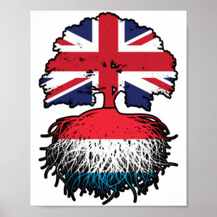 Poster Luxembourg Luxembourg Luxembourg Royaume-Uni