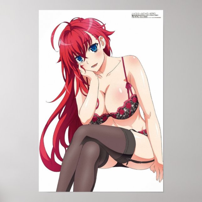 Poster Lycée DxD Rias Gremory (Devant)