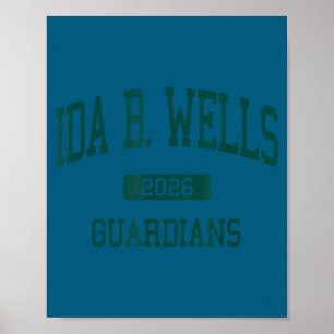 Poster Lycée Ida b. wells promotion 2026 Portland or