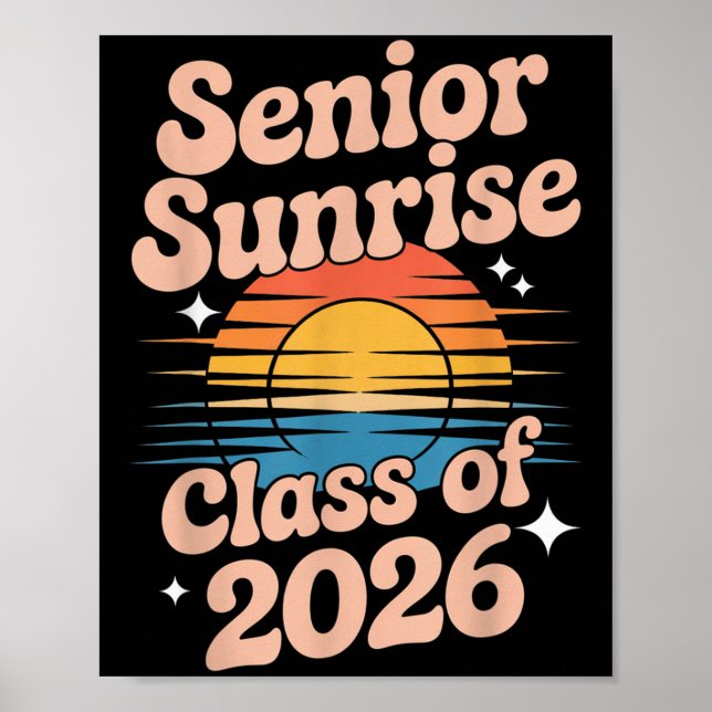 Poster Lycée Sunrise 2026 Lycée 12e douzième année (Devant)