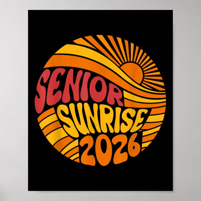 Poster Lycée Sunrise 2026 Lycée 12e douzième année (Devant)