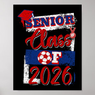 Poster Lycéen senior joueur de football de la promotion 2