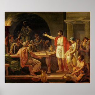 Poster Lycurgus montrant les ancients de Sparte leurs