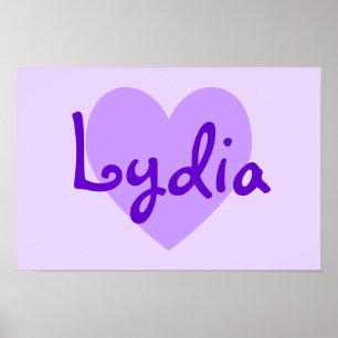 Poster Lydia in Purple