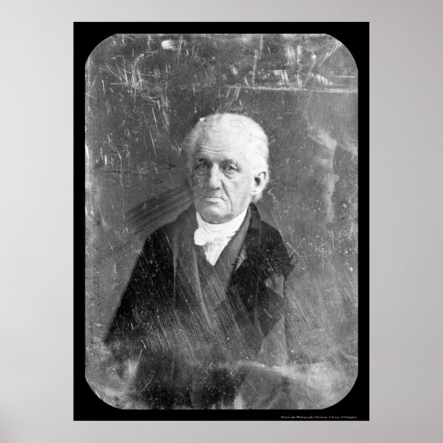Poster Lyman Beecher Daguerreotype 1847 (Devant)