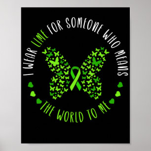 Poster Lymphoma Sensibilisation Je Porte De La Chaux Pour