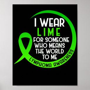 Poster Lymphome Sensibilisation Je Porte De La Chaux Pour