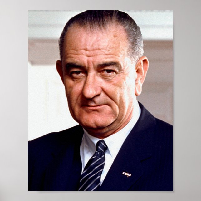 Poster Lyndon B Johnson (Devant)