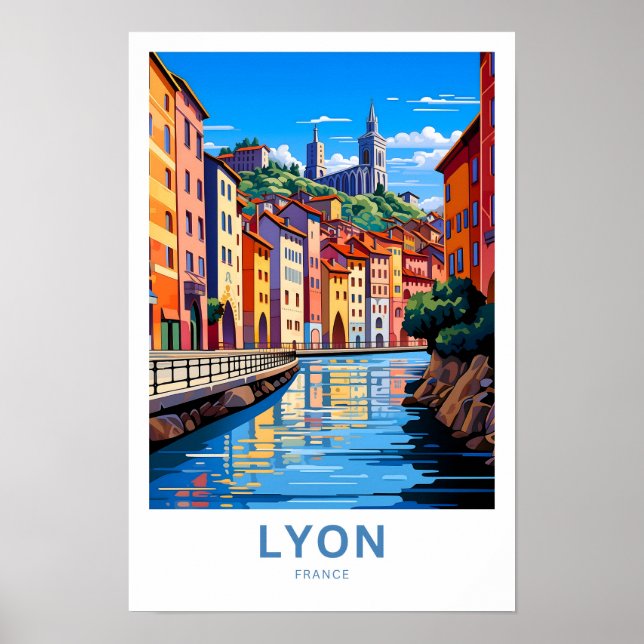 Poster Lyon France (Devant)