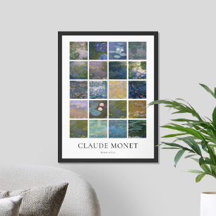 Poster Lys d'eau Claude Monet