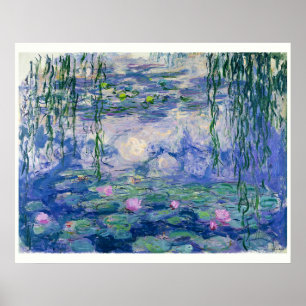 Poster Lys d'eau par Monet   30 po x 24 po